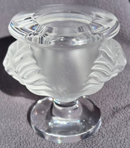 Lalique kerzenhalter tête de - lalique, "tête