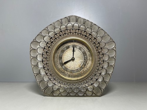 Rene lalique glas uhr clock - rene,