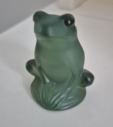 Lalique glasfigur frosch - frosch, –