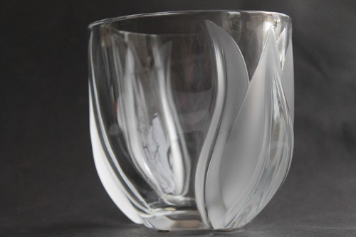 Lalique vase signiert deux - vase,