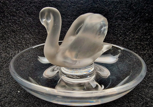 Lalique ringschale schwan - ringschale,