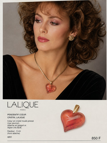 Lalique herz anhänger - lalique,