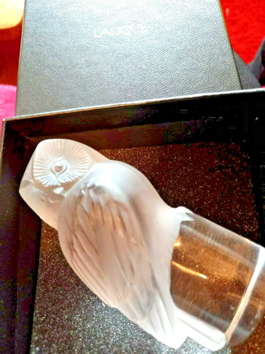 Lalique chouette kristall - -,