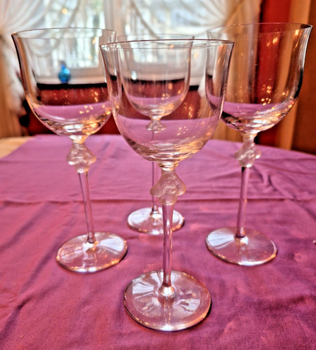 Lalique roxanne weingläser - lalique,