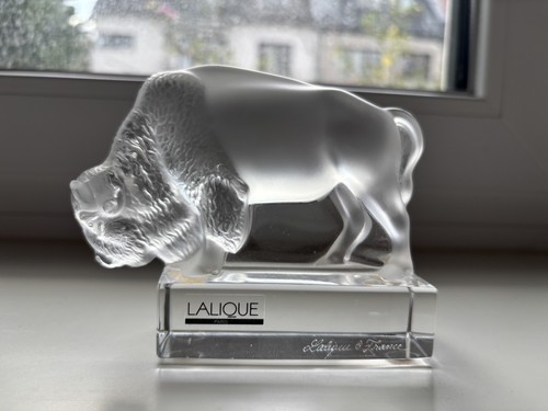 Lalique bison kristall - lalique,