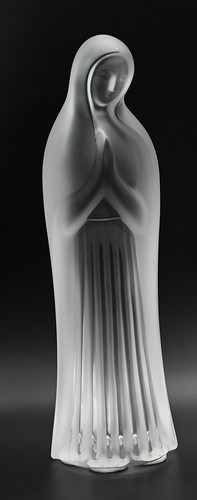 Lalique crystal madonna - lalique, crystal,