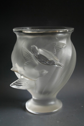 Lalique rosine glas vase - rosine,