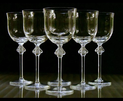 Lalique weingläser roxane - lalique,