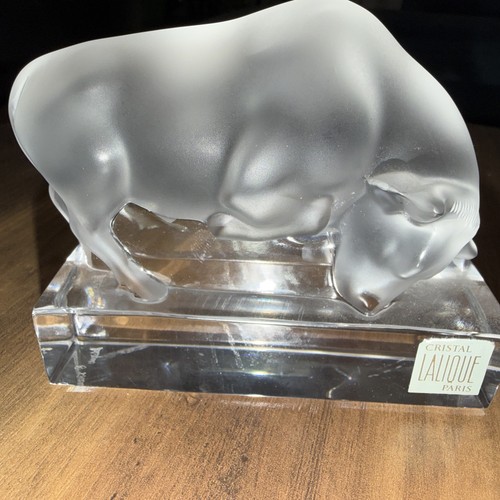 Lalique glas kristall stier - lalique,