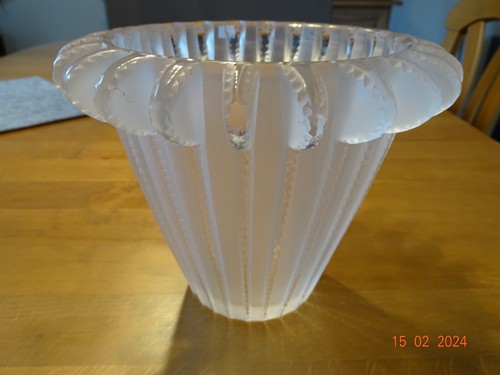 Lalique kristal vase - kristal, vase,