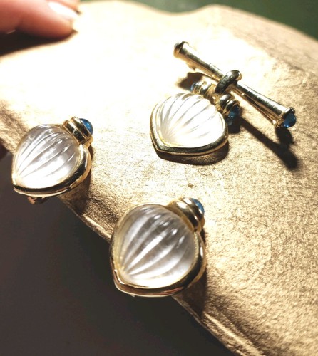 Herz brosche ohrclips - herz, &