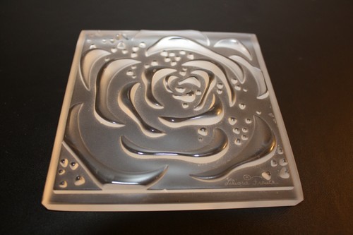 Lalique roses decorative panel - lalique,