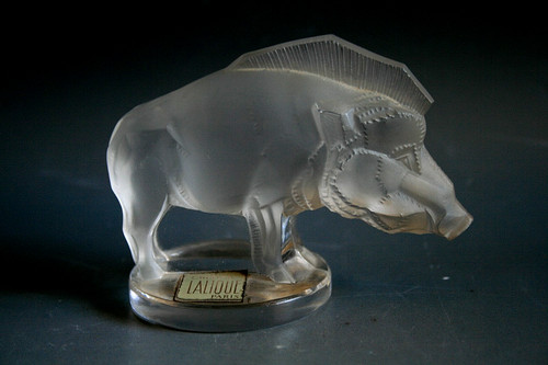 Lalique sanglier glas - lalique, auto