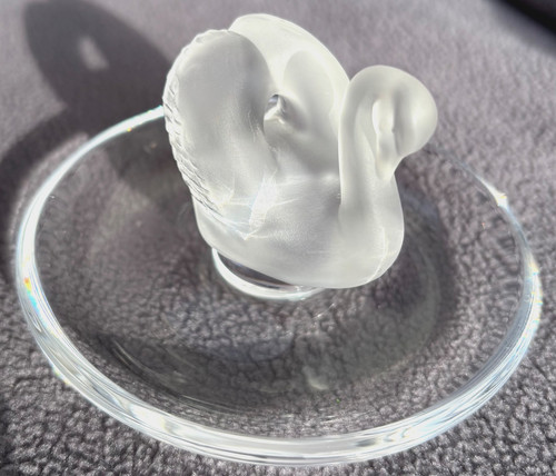 Lalique kristall schwan - kristall, "schwan"