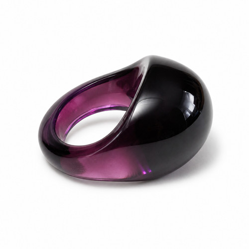 Lalique cabochon damen - cabochon, lila