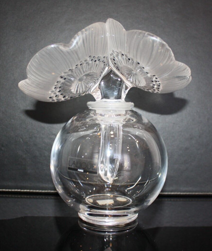 Lalique deux anemones flacon - lalique,